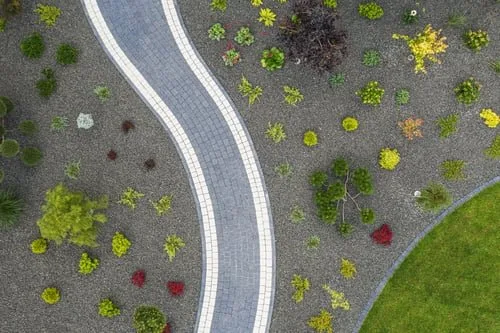 Interlocking paver patio and walkway hardscape installation in Metro Vancouver